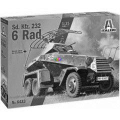 Italeri - Sd.Kfz.232 6 rad jrm makett, 1:35
