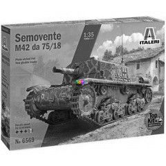 Italeri - Semovente M42 da 75/18 njr lveg makett, 1:35