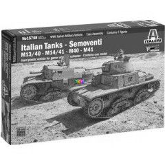 Italeri - Semoventi olasz tank makett, 1:56