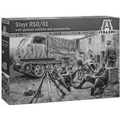 Italeri - Steyr RSO/01 tank makett nmet katonkkal, 1:35