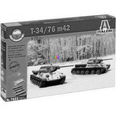Italeri - T 34/76 m42 harckocsi makett, 1:72