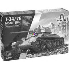 Italeri - T-34/76 Mod. 1943 prmium harckocsi makett, 1:35
