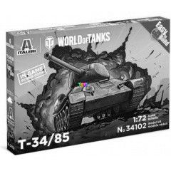 Italeri - T-34/85 World of Tanks tank makett, 1:72