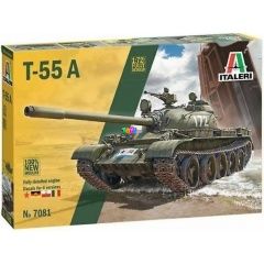 Italeri - T-55A tank makett, 1:72