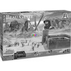 Italeri - Touareg sivatagi erd makett katonkkal s ragasztval, 1:72