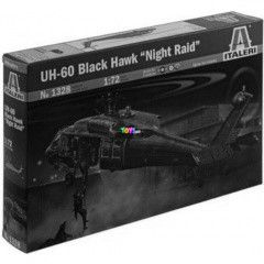 Italeri - UH-60/MH-60 Back Hawk helikopter makett, 1:72