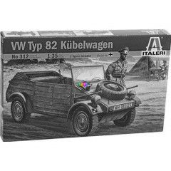 Italeri - VW Typ 82 Kbelwagen katonai jrm makett, 1:35