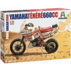 Italeri - Yamaha Tenere 660 cc 1986 motorkerkpr makett, 1:9
