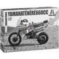 Italeri - Yamaha Tenere 660 cc 1986 motorkerkpr makett, 1:9