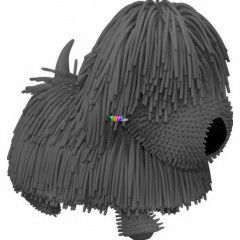 Jiggly Pets - Riszl llatok, puli kutya - Barna