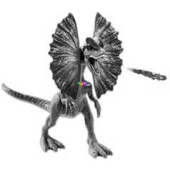 Jurassic World 2 - Dilophosaurus dinoszaurusz figura