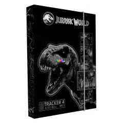 Jurassic World - Fzetbox - A4, fekete