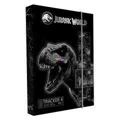 Jurassic World - Füzetbox - A4, fekete