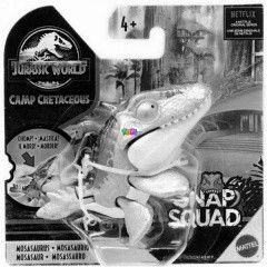 Jurassic World - Snap Squad - Mosasaurus fogcsattogtat dinoszaurusz mini figura