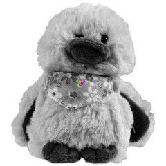 Kacsa plssfigura zacskban - fehr, 11 cm