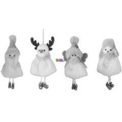 Karcsonyi figura akasztval, rzsaszn
