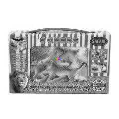 Kpkirak kockapuzzle - Vadllatok, 6 db