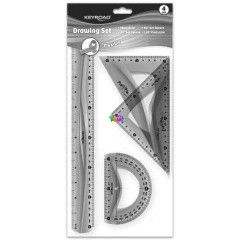 Keyroad flexibilis 4 darabos vonalzkszlet - lnyos