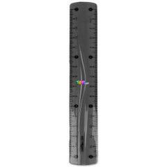 Keyroad flexibilis vonalz - 15 cm, lnyos