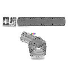 Keyroad flexibilis vonalz - 30 cm, fis sznekben