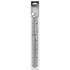 Keyroad flexibilis vonalz - 30 cm, lnyos