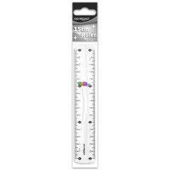 Keyroad manyag vonalz, 15 cm-es