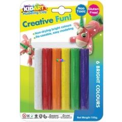 Kid Art - Csillmos, sznes modellez gyurma, 6 db-os