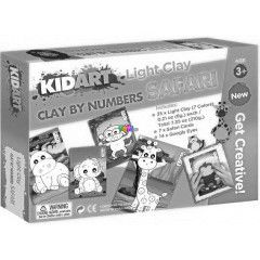 Kid Art - Gyurmzz szmok szerint! Modellez gyurma kszlet - Szafari