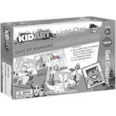 Kid Art - Gyurmzz szmok szerint! Modellez gyurma kszlet - Varzslatos lnyek