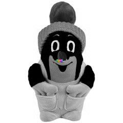 Kisvakond plssfigura nadrgban, kk sapkban, 30 cm
