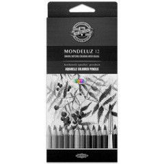 Koh-I-Noor - Mondeluz sznes aquarell ceruza, 12 db