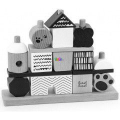 Label-Label - Montessori formapt fajtk - Panda