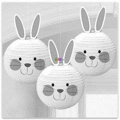 Lampion - Nyuszifej, 3 db