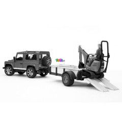 Land Rover Defender terepjr JCB Micro markolval - 61 cm