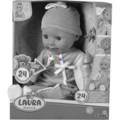 Laura ggygs baba, 24 klnbz hanggal, 38 cm