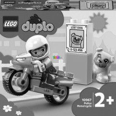 LEGO 10967 - DUPLO Town Rendőrségi motorkerékpár