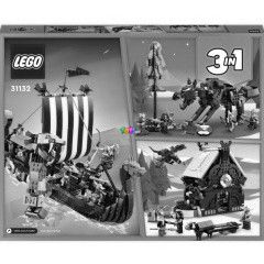 LEGO 31132 - Viking haj s a Midgard kgy