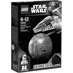LEGO 75007 - Kztrsasgi rombol s Coruscant bolyg