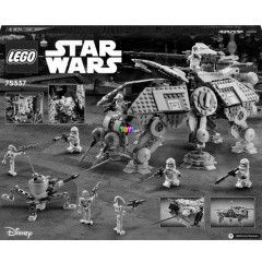 LEGO 75337 - Star Wars AT-TE lépegető
