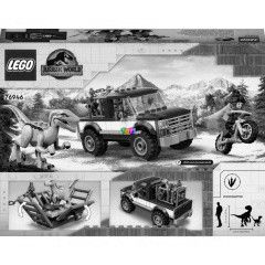 LEGO 76946 - Kk s Bta velociraptorok elfogsa
