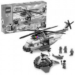LEGO 7738 Parti rsg helikopter s menttutaj 