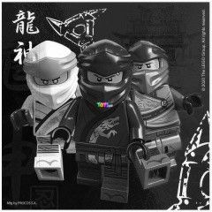 Lego Ninjago szalvta 33 cm, 16 db