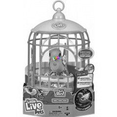 Little Live Pets - Polly Pearl, az interaktv lila papagj kalitkban
