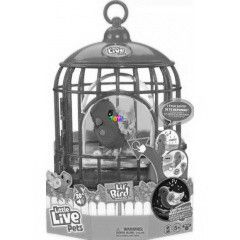 Little Live Pets - Tiara Twinkles, az interaktv rzsaszn papagj kalitkban