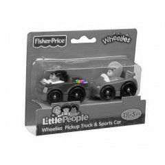 Little People autpajtsok, 2 db-os kszlet - terepjr s versenyaut