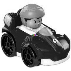 Little People autpajtsok: barna haj kisfi piros versenyautban