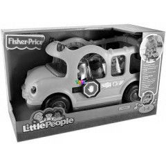 Little People autpajtsok - Nagy srga iskolabusz figurkkal
