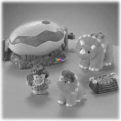 Little People Bbi din kszlet - Triceratops