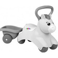 Little Smoby - Baby pni bbijrgny s jtktrol, rzsaszn-szrke