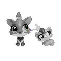 Littlest PetShop - 2 db-os kszlet - Benson Detwyler s Harris Faulkner
